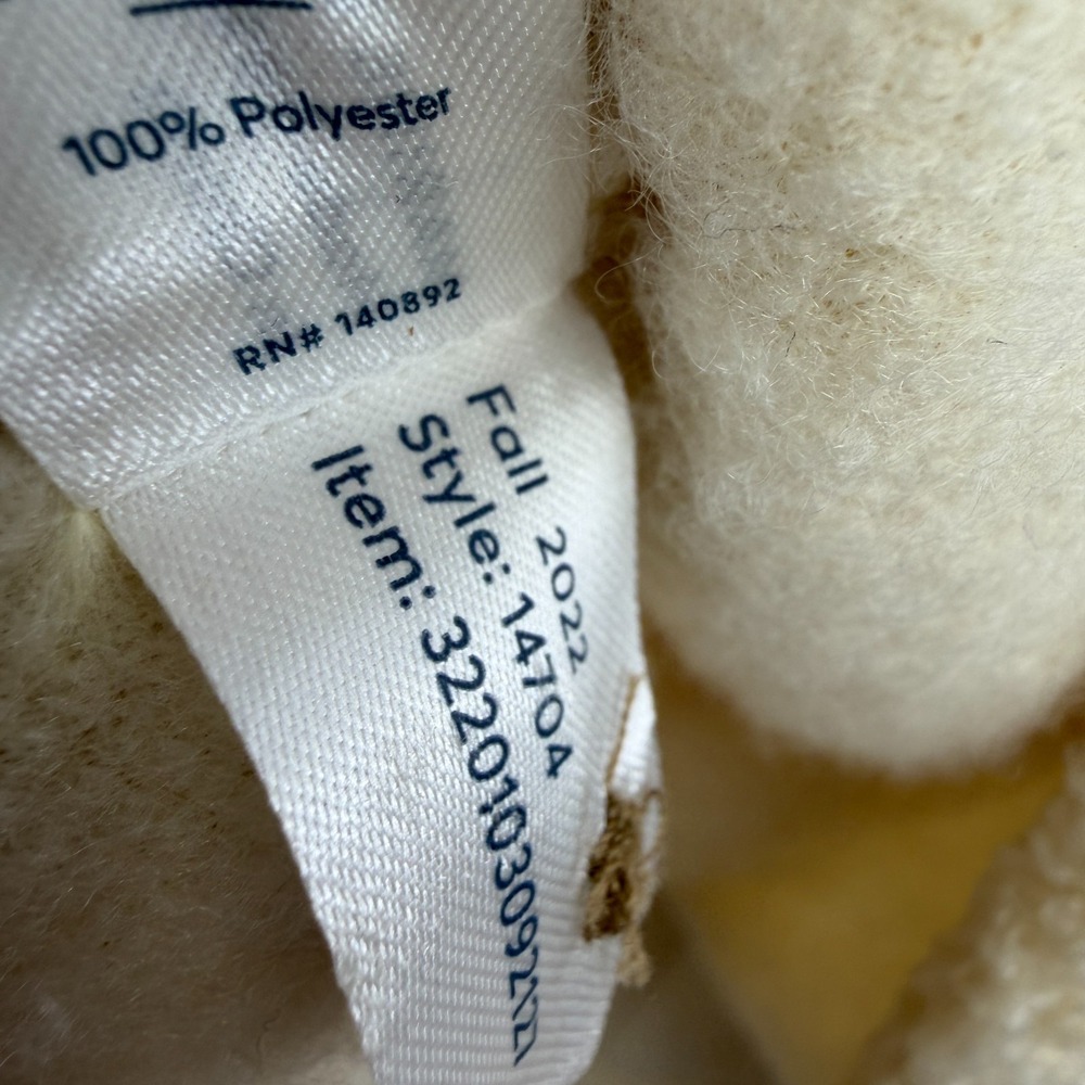 Marine Layer Eden Faux Shearling Overshirt Womens Medium Cream Button Up Outdoor - Picture 10 of 10